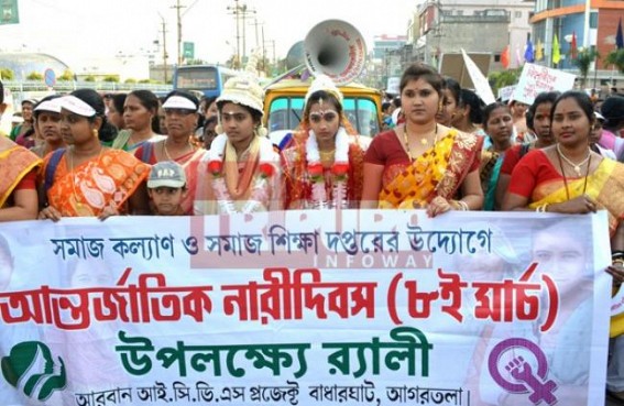 Tripura to celebrate International Womenâ€™s Day-2017 amidst 130 rapes, 29 dowry deaths recorded in last 6 months